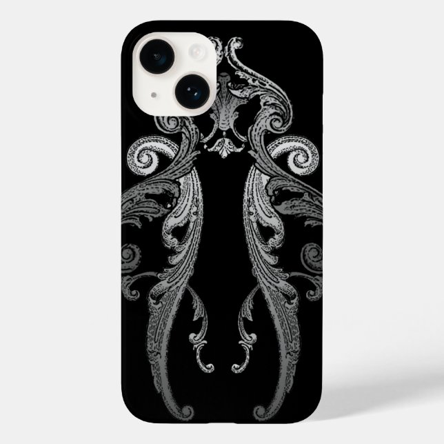 Elegantes verziertes Gothic-Design iPhone 6 Hülle (Rückseite)