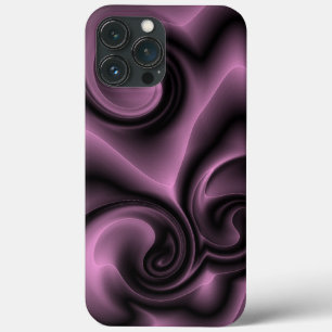 Elegantes Verziertes Psychedelisches Lila Wirbel-M iPhone 13 Pro Max Hülle