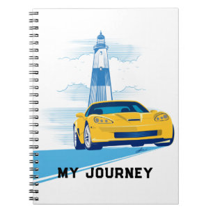 ELEGANTES VETTE-AUTOMOBIL-KUNSTNOTIZBUCH NOTIZBLOCK
