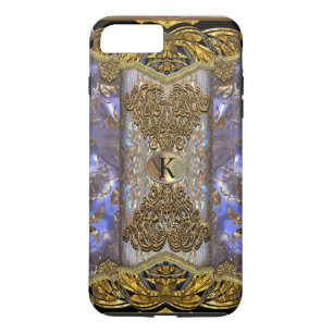 Elegantes viktorianisches Monogramm iPhone 8 Plus/7 Plus Hülle