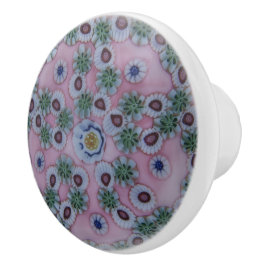 Elegantes Viktorianisches Muster in kleinen Blume Keramikknauf