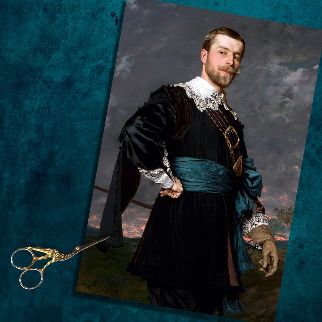 Elegantes Vintag Man Tissue Paper Seidenpapier (Von Creator hochgeladen)