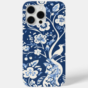 Elegantes Vintage Blau-Weiß-Chinoiserie-Muster Case-Mate iPhone Hülle