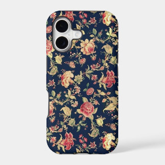 Elegantes Vintage-Blumen-Rosen-iPhone-Case