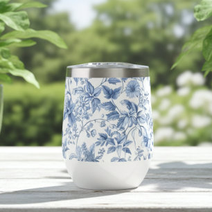 Elegantes Vintage-Blumen-Toile