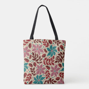 Elegantes Vintage-Blumenmuster-Weihnachtswhimsy