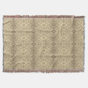 Elegantes vintage Damastmuster Decke