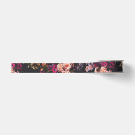 Elegantes vintage dunkles, melancholisches burgund ripsband