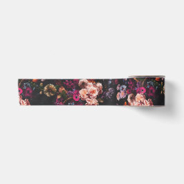 Elegantes vintage-dunkles, melancholisches burgund satinband