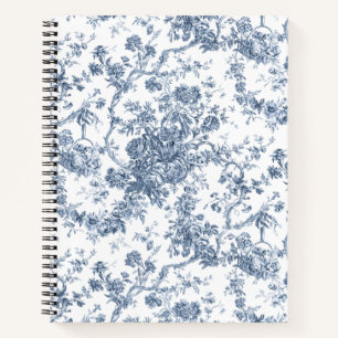 Elegantes Vintage-Französisch Graviertes Floral To Notizbuch
