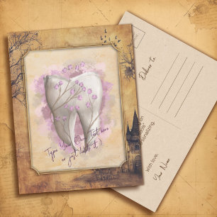 Elegantes Vintage-Geschenk für Zahnärzte im klassi Postkarte