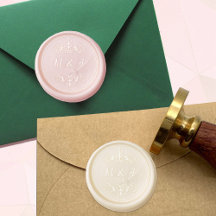 Elegantes Vintage-Monogramm