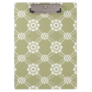 Elegantes Vintage-Muster Klemmbrett