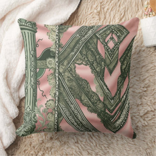 Elegantes Vintage-Neoklassik-Architektur-Motiv Kissen