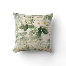 Elegantes Vintage Weiße Rose Botanisches Wurfkisse