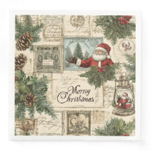 Elegantes, vintageinspiriertes Weihnachts-Blumenmu