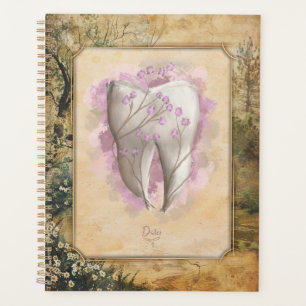 Elegantes Vintages altmodisches Dentalgeschenk Planer