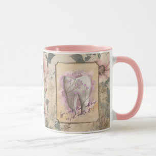 Elegantes Vintages altmodisches Dentalgeschenk Tasse