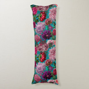 Elegantes Vintages Aqua-Blau Seitenschläferkissen