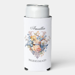 Elegantes Vintages Bouquet Bridesmaid-Angebot Gesc Selters Dosenkühler