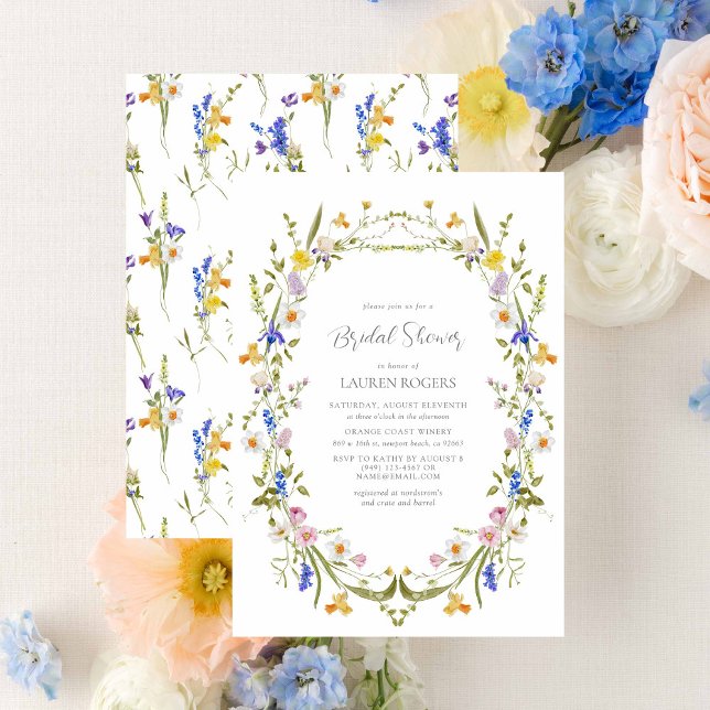 Elegantes Vintages Brautparty Garten Einladung (Bridal Shower Invitation!)