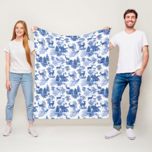 Elegantes Vintages Classic Fleecedecke