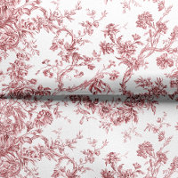 Elegantes Vintages, französisches Gravur-Toile-Ros
