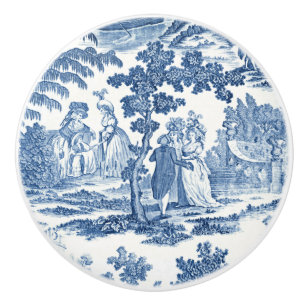 Elegantes, Vintages französisches Städtchen in B Keramikknauf