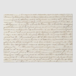 Elegantes, Vintages, handgeschriebenes Letter-Skri Seidenpapier