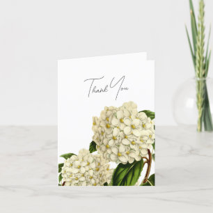 Elegantes Vintages Hydrangeas-Brautparty Dankeskarte