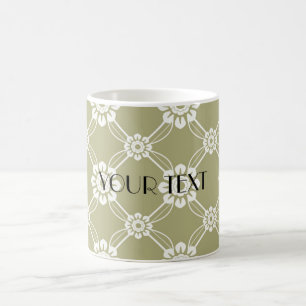 Elegantes Vintages Muster Kaffeetasse