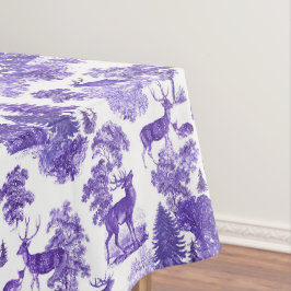 Elegantes Vintages Periwinkle Tischdecke
