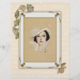 Elegantes Vintages Portait Scrapbook