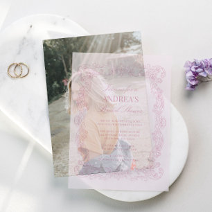 Elegantes Vintages rosa Brautparty