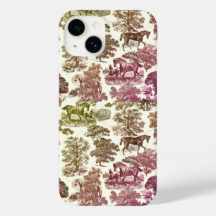 Elegantes Vintages Rosa Case-Mate iPhone 14 Hülle