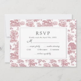 Elegantes Vintages Rosa UAWG Save The Date