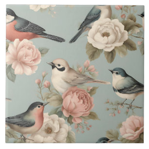 Elegantes Vintages Shabby Chic Tagecore Fliese