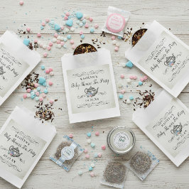 Elegantes Vintages Tea Party | Babydusche Geschenktütchen