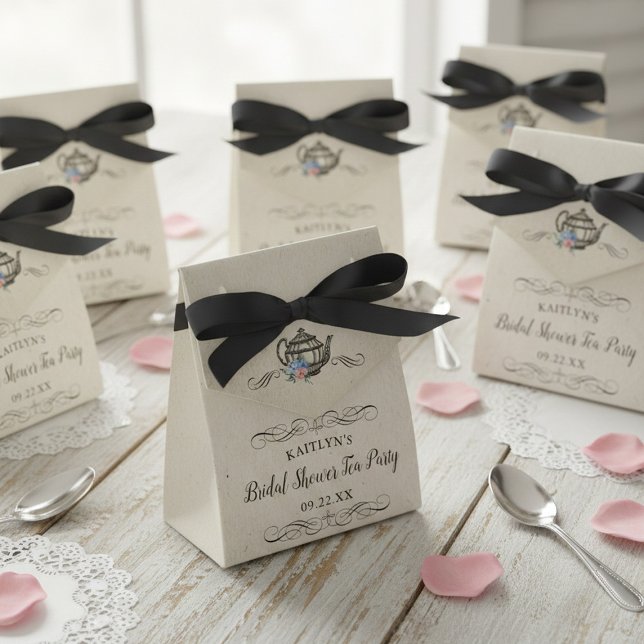 Elegantes Vintages Tea Party | BRAUTPARTY Geschenkschachtel (Von Creator hochgeladen)