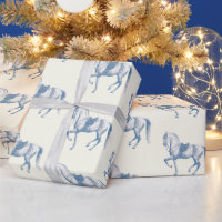 Elegantes Vintages Weißes Lipizzaner Rosskraut Bla