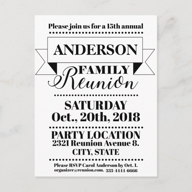 Elegantes Vintages Wiedersehen-Design Postkarte (Vorderseite)