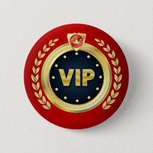 Elegantes VIP-Zugangsabzeichen Button