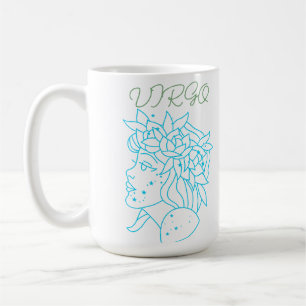 Elegantes Virgo-Sternzeichen-T-Shirt Astrologie-Ge Kaffeetasse