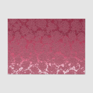 Elegantes Viva Magenta Rosa Muster Seidenpapier