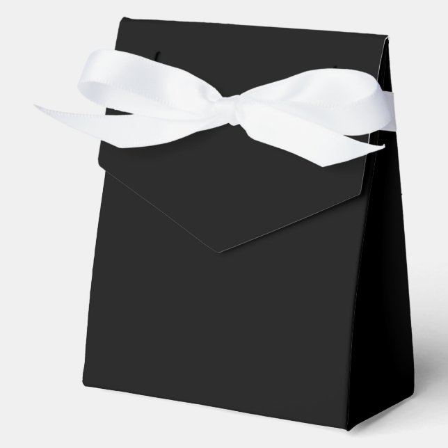 Elegantes Vollschwarz Geschenkschachtel (Vorderseite)