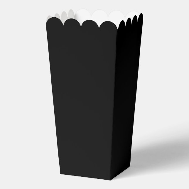 Elegantes Vollschwarz Geschenkschachtel (Vorderseite)