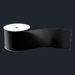 Elegantes Vollschwarz Ripsband<br><div class="desc">Schwarz</div>