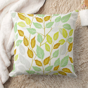 Elegantes, von Natur Inspiriert Leaf-Design Kissen