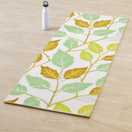 Elegantes, von Natur Inspiriert Leaf-Design Yogamatte