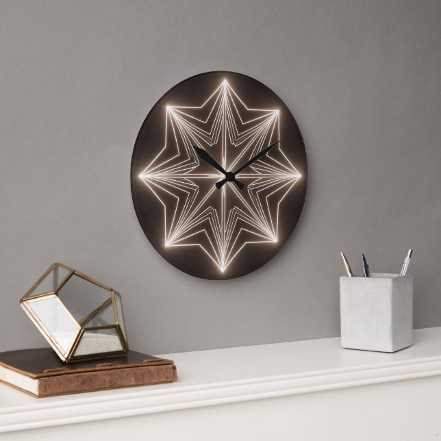 Elegantes Wanduhr-Design  Große Wanduhr (Büro)